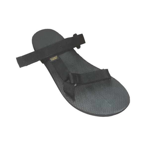 Teva Universal Slide Black Women Strap Slip On - Picture 4 of 7